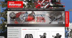 Desktop Screenshot of boutiquemotoneige.com