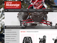 Tablet Screenshot of boutiquemotoneige.com